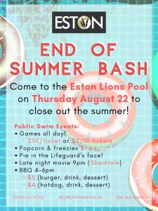 End of Summer Pool Bash
